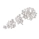 thumbnail image 1 of Nupcial De flor de material cristal Rhinestone Del cabellero Del De Joyería Gloria Peine del pelo de la boda joyería, 1 of 9