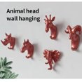 thumbnail image 3 of Wall Decoration Home Accessories Living Room Hanger Resin Animal Wall Hanger Key Kitchen Coat Clothes Towel Hooks Handbag Holder Rose gold Elephant, 3 of 8