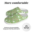 thumbnail image 6 of Lsque Cute Frog2 Pattern Womens Comfort Cotton on Scuff With Memory Foam and Anti-skid Sole Slipper-37/38, 6 of 7