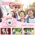 thumbnail image 3 of Cámara para niños, cámaras digitales como regalo para niñas de 6 años en adelante, cámaras de vídeo digitales con funda de silicona suave de dibujos animados, tarjeta SD de 32 GB, 3 of 5