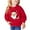 Red-6, variant on TFEOQRY Toddler Boys and Girls Long Sleeve Hoodless Christmas Sweatshirts Santa Claus Printed Sweatshirt White