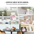 thumbnail image 7 of Gukieu Flamingo Print Leather Tissue Box, PVC Waterproof Velcro Opening and Closing Square Tissue Box Holder, Suitable for Home and Office Decoration, 7 of 7
