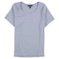 thumbnail image 1 of Karen Scott Womens Solid Basic T-Shirt, Blue, Plus Size, 0X, 1 of 2