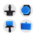 thumbnail image 4 of ziyahi Drip Irrigation Dripper 8-hole Adjustable Watering Sprinkler Drip Irrigation Plastic Nozzle, 100pcs, 4 of 7