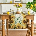 thumbnail image 3 of Sm:)e Eucalyptus Sunflower Summer Table Runner 13 x 72 Inch, 3 of 7