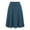 Navy, variant on Women's Solid Color Casual High Waist Elastic Half Body Skirt Button Front Skirt Midi Womens Cover up on Reversible And Skater Chiffon Midi plus Size High Waist Pencil Blue XXXL