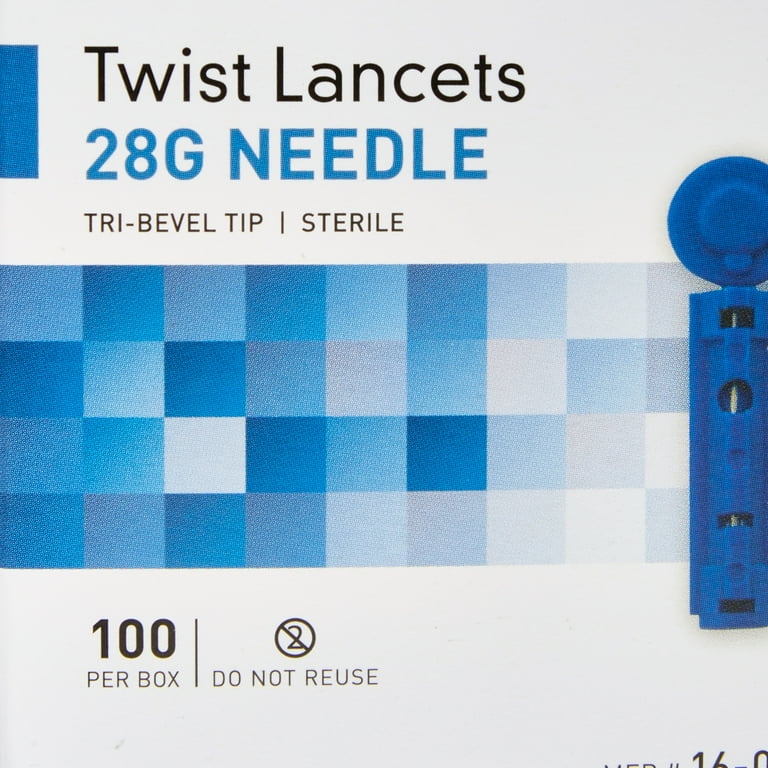 McKesson Twist Top Lancet Lancet 28 Gauge Needle 1.8 mm Depth (s 