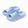 thumbnail image 3 of NIEWTR Kids Summer Slides for Girls Boys - Toddler Cute Slippers Quick Drying Shower Shoes Non-Slip Pool Sandals Shower Open Toe Beach Flip Flops(A-Blue,4), 3 of 6