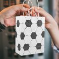 thumbnail image 3 of Miangastore 12Pcs Paper Bags with Handles Gift Packaging Bags with Handles Football Jewelry Bags, 3 of 9