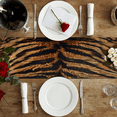 thumbnail image 4 of Qzaxky Table Runner Boho Table Runner Wildlife Tiger Print Bohemian Boho Outdoor Table Runner Decoration for Indoor Outdoor Home Dinner Party Wedding Decor 13 x 120 Inch, 4 of 9