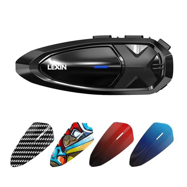 Auriculares Bluetooth para moto LEXIN B4FM 10 Riders IP67