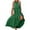 mhy# Green660, variant on LIIPEE Maxi Dress For Women Solid Color Halter Neck Pleated Ruffled Tiered A-Line Sleeveless Summer Dresses Ankle-Length Casual Flowy Elegant Dress Holiday Vacation Travel Beach Sundress,Beige,L