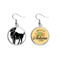 thumbnail image 1 of Constelación de Aries Zodiac symbol Pendiente del lóbulo de la joyería del pendiente de la hoja del otoño Unbranded M, 1 of 3