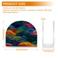 thumbnail image 4 of Yayeee Napkin Holder for Table Kitchen Paper Tissue Organization, Colorful Waves Pattern, 4 of 8