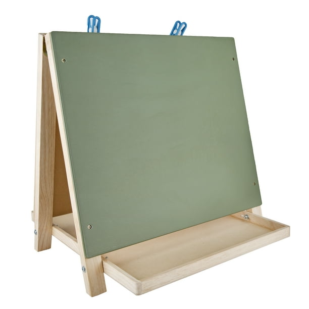 CP Toys Table Top 3way Easel with Chalkboard, White Board and 2 Clips