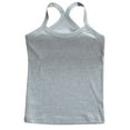 thumbnail image 5 of Mikilon 1-12 Years Little Girls Solid Colors Soft Undershirt Sleeveless Shirts Kids Comfort Breathable Tank Tops, 5 of 6