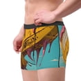 thumbnail image 2 of Yiaed Melting Banana Fantasy Print Men's Soft Cotton Boxer Shorts Breathable Boxers Underwear Moisture-Wicking Underwear Stretch Boxer Briefs for Man-Medium, 2 of 5