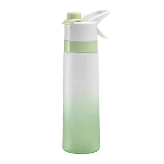 2in1 Misting Water Bottle Reusable Sports Water Bottle with Leakproof Drinking Bottle for Outdoor