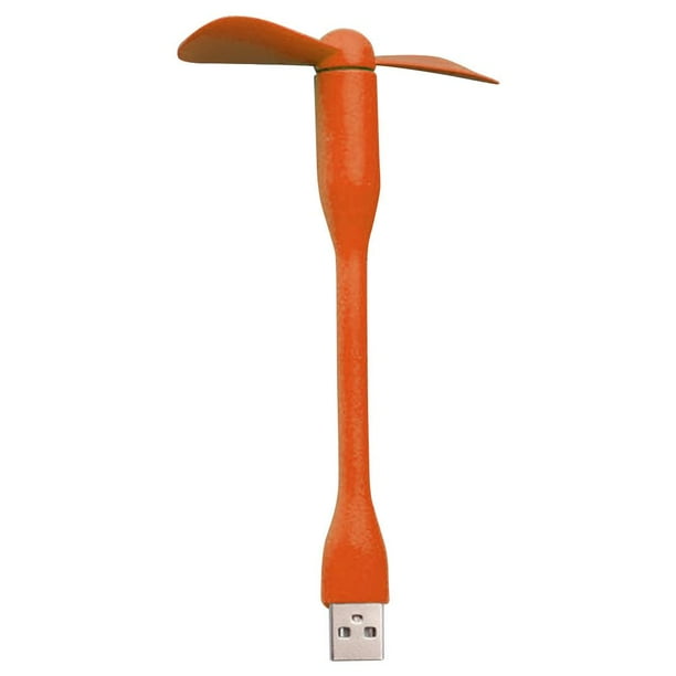 Mini ventilador USB de refrigeración para teléfono móvil para computadora portátil Power Bank (naranja) Tmvgtek excursión de campamento