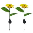 thumbnail image 1 of Lámpara Girasoles Luces de girasol artificiales solares Decoración de lámpara de estaca de jardín a prueba de agua (2 piezas), 1 of 8