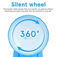 thumbnail image 4 of Roue pour Hamster Roue d'Exercice Roue pour Rat Roue de Course pour Petits Animaux, 4 of 7