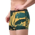 thumbnail image 2 of Balery Cat Hiding In Potted Plants Calzoncillos bóxer para hombre, ropa interior de algodón suave y transpirable con cinturilla de nailon-Medium, 2 of 5
