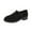 Black, variant on Wensltd Women Solid Color Round Toe Chunky Low Heel Loafers Versatile Wear Round Toe Shoe