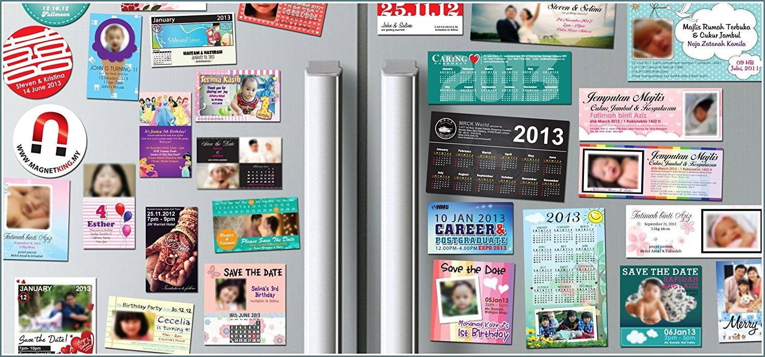 Peel and Stick Self Adhesive Business Card Magnets Value Pack of 100 Great Promotional Product