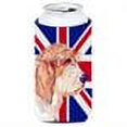 thumbnail image 2 of Petit Basset Griffon Vendeen PBGV with English Union Jack British Flag Tall Boy Hugger, 2 of 2