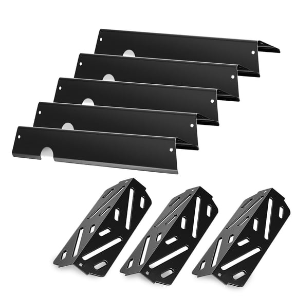 Weber Genesis II 310 315 335 340 Grill Replacement Flavorizer Bars Heat Deflectors Porcelain Enameled Steel 8 Pack