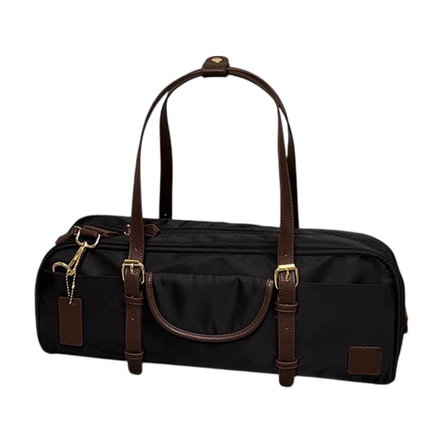 Bunblic Sac pour Flûte Étui pour Flûte Robuste Élégant Léger Étui de Protection pour Flûte avec Poignée pour Concert Voyage Scène Cours de Musique Spectacle Noir