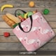 thumbnail image 5 of Easygdp Flamingo Bolsa Tote para Mujer, Bolso de Hombro para Trabajo, Playa, Viajes, Compras y Supermercado, 5 of 7