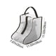 thumbnail image 3 of Bolsa de Polvo para Botines Transparente, Bolsa de Almacenamiento de Zapatos Impermeable de Plástico con Asa, Recorte Negro Gris, 28x28x20cm, Organizador de Viaje Portátil, 3 of 7