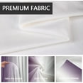 thumbnail image 2 of Purple Black and White Window Curtain Abstract Ombre Modern Grey Gray Art Aesthetic Living Room Bedroom Window Drapes Treatment Fabric 1 Pair Home Decor, 42" W x 63" L, Gradient, 2 of 6