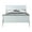 Silver grey, variant on Dovetail construction drawers / Bedside organization ease / Refined nightstand look