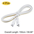 thumbnail image 2 of Uxcell 150cm Double End 3 Pin Cords T4 T5 T8 LED Tubing Lamp Connecting Wire 4 Pack, 2 of 6