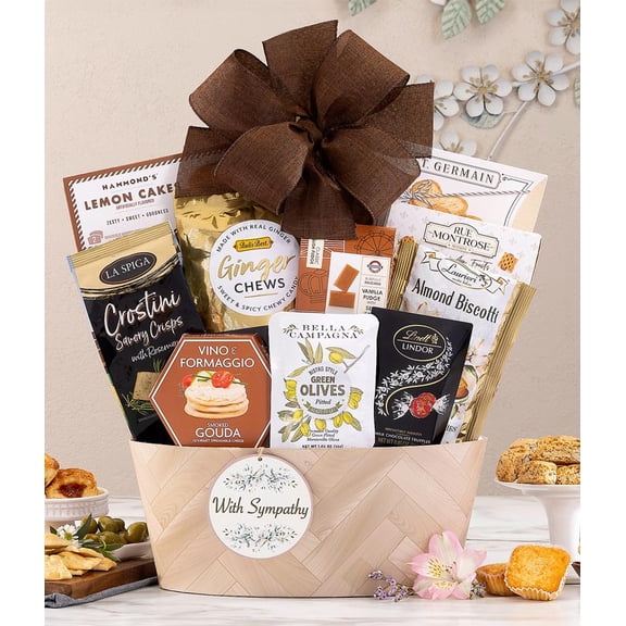 From You Flowers - Golden Hour Sympathy Gift Basket for Birthday, Anniversary, Get Well, Congratulations, Thank You, All Occasions