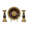 thumbnail image 1 of DLusso Designs JT04 Paoletta Collection Chargeur&44; Stand & 2 Chandelier Ensemble - 4 Pièces, 1 of 1