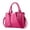 Hot Pink, variant on Women Fashion Purses and Handbags Shoulder Tote Bags Top Handle Satchel for Women,Versatile Canvas Shoulder Bag with Zipper, Big Capacity Handbag for Work, Travel, Shopping & Daily Use(Hot Pink)