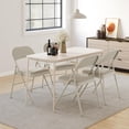 thumbnail image 2 of Yeshouse paquete de 2 sillas plegables de metal resistentes, con asiento y respaldo acolchados, fáciles de guardar y usar, ideales para interiores, exteriores, hogar, oficina o fiestas, 2 of 7