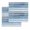 Blue, variant on Blue Nordic Style Stripes Dish Towels Set, Waffle Weave Kitchen Towels 2 Pieces, Blue Gray Texture Microfiber Hair Face Bath Tea Towel Absorbent Quick Drying Cleaning Dish Cloths, 12"x12"