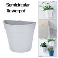 thumbnail image 4 of Tarmeek Wall Mounted Hydroponic Planter - Modern Minimalist Grey Plant Container for Living Room, Indoor/Outdoor Garden, No Drill Installation, Water Cultivation for Pothos, 4 of 9
