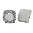 thumbnail image 1 of kurtrusly Chair Cover Slipcover Stretch Seat Computer Protection Set Anti-Dirty Thicken Solid Home Wedding Universal Decoration Silver Gray/Set 1Set, 1 of 6