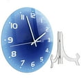 thumbnail image 1 of OUNONA Round Wall Clock Acrylic Minimalist Fashion Office Workers 1Pack, 1 of 8