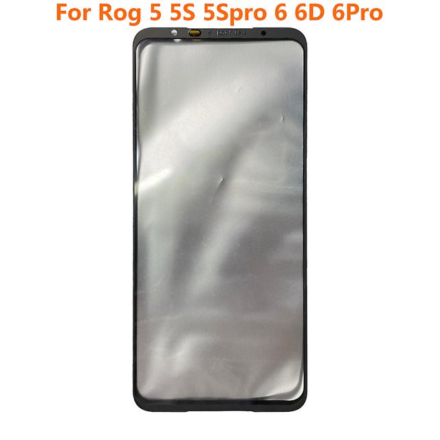 Compatible con Asus Rog Phone 6 6s Pro Rog 5 5s Pro cubierta de pantalla frontal lente de vidrio exterior Panel de pantalla Lcd pantalla táctil con Oca