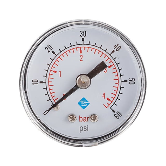Speravity Medidor de presión roscado de 1/8 pulgadas, medidor de aire hidráulico portátil para el hogar, herramienta de medición de barómetro con Herramientas eléctricas Tipo 2 Speravity TO008992-02B