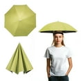 thumbnail image 1 of Sombrero Paraguas Uxcell, Sombrero de Pesca Manos Libres Impermeable Ajustable para Sol y Lluvia con Banda Elástica, Ajuste para Pesca Verde, 1 of 7