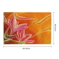 thumbnail image 3 of Kll Orange Flower Psychedelic Flag 4x6 Ft Parade Party Flag Outdoor Flag Decorative Flag Banner Flags Garden Flag Home House Flags, 3 of 7