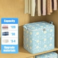 thumbnail image 4 of ASXITE Duffel Bags for Traveling,Heavy Duty Storage with Reinforced Handles Transparent and Visible Extra Large Storage Bags for Clothes Tote Bag Thickened Double Zipper for Space Saving Trave, 4 of 6