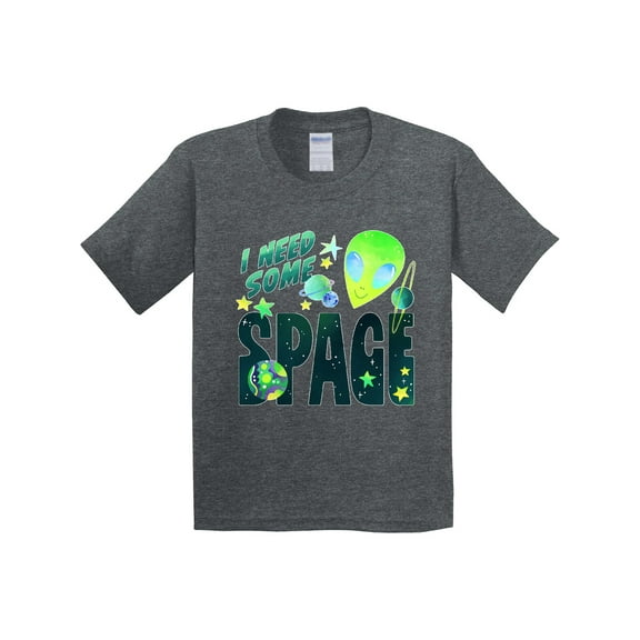 Inktastic I Need Some Space Cute Alien Youth T-Shirt